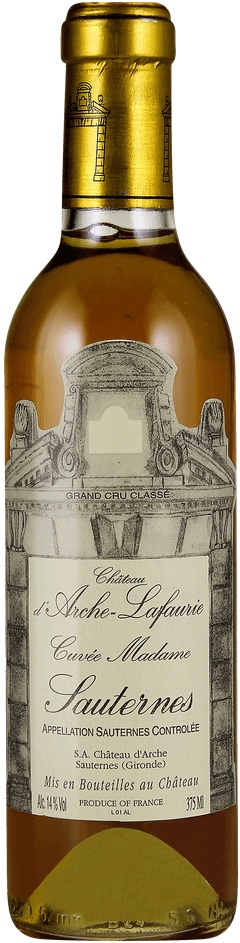 Cuvee Madame, Chateau d'Arche-Lafaurie, Sauternes 2005 (Demi)