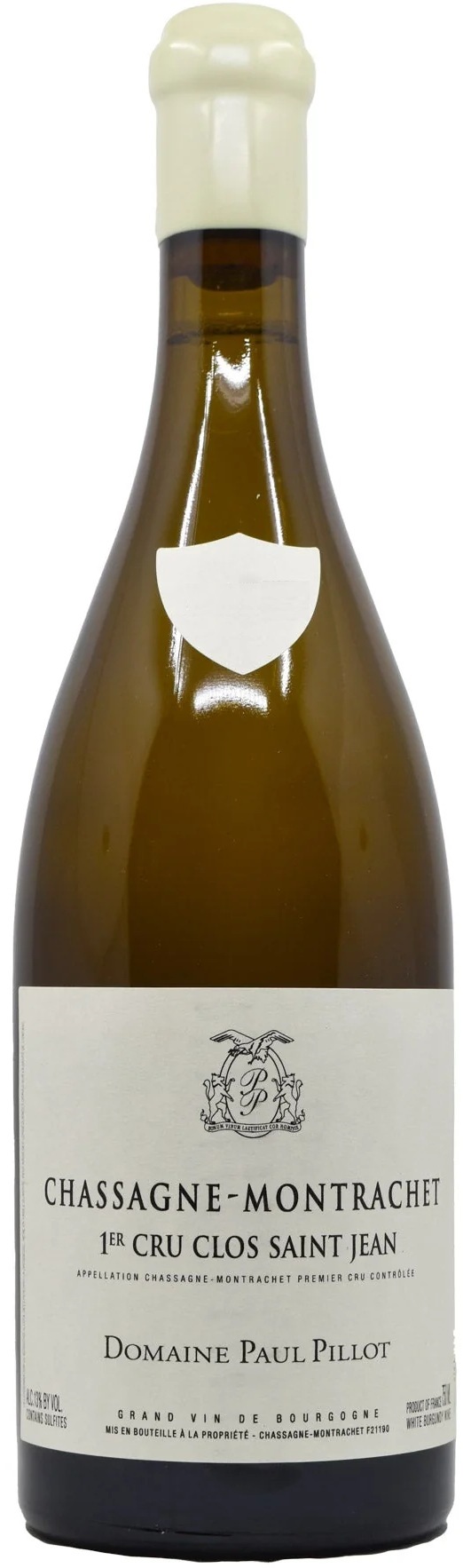 Domaine Paul Pillot, Chassagne-Montrachet Premier Cru, Clos Saint-Jean Blanc 2015