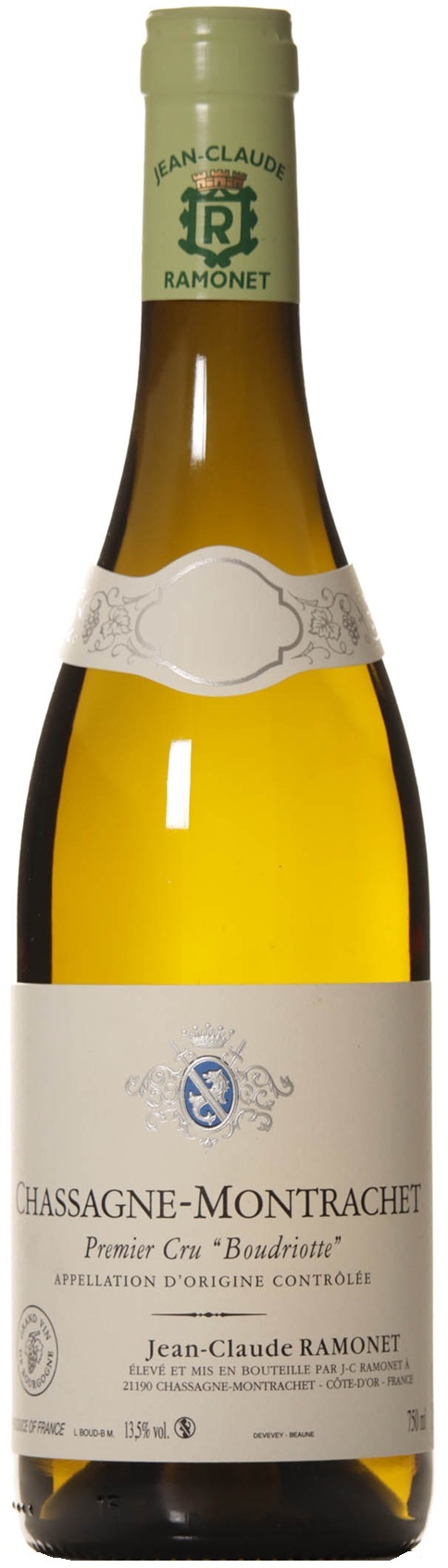 Jean-Claude Ramonet, Chassagne-Montrachet Premier Cru, La Boudriotte Blanc 2016