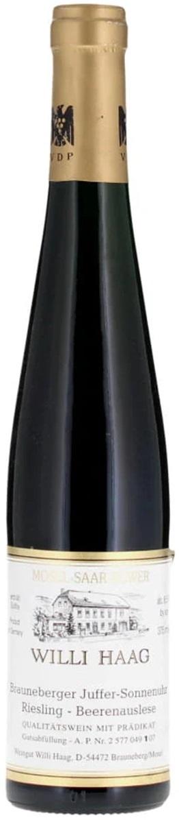 Willi Haag, Brauneberger Juffer Sonnenuhr Riesling BA, Mosel 2005 (Demi)