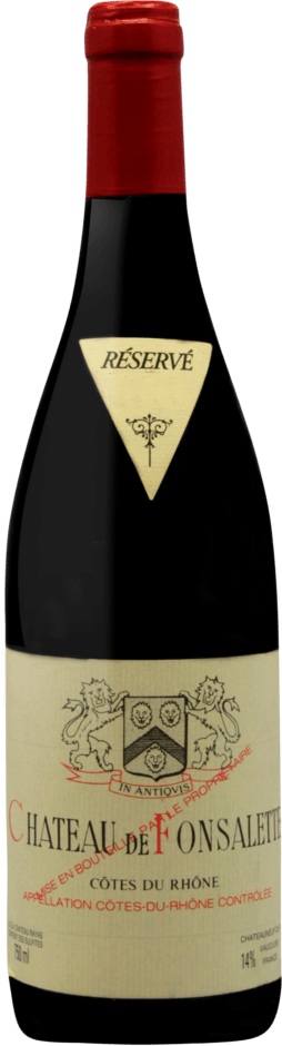 Chateau de Fonsalette, Cotes du Rhone, Rouge 2013