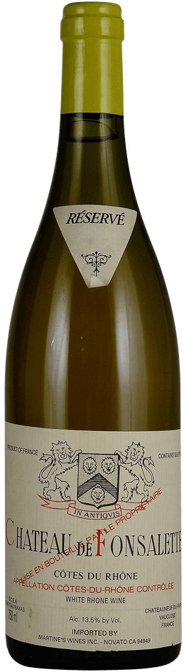 Chateau de Fonsalette, Cotes du Rhone, Blanc 2010