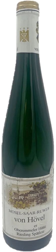 von Hovel, Oberemmeler Hutte Riesling Spatlese, Mosel 1999 (Demi)